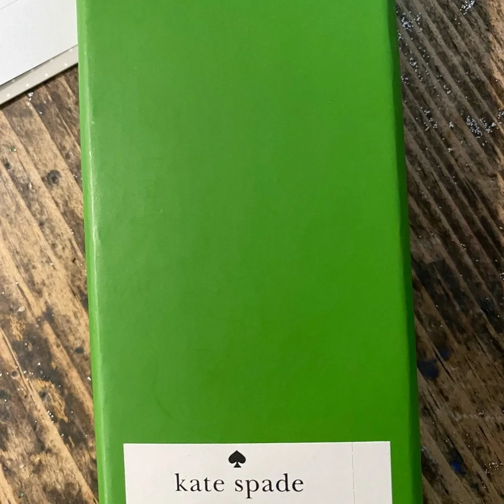 Cute and classy KATE SPADE pen/pencil set w/checkerboard 2024 notebook! See pic: